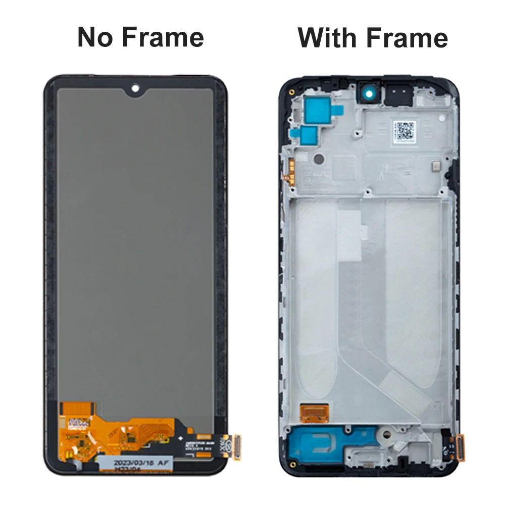 Schermo LCD da 6.43 "per Xiaomi Redmi Note 10 Display LCD muslimex digitizer Touch Screen per Redmi Note 10S muslimah Assembly