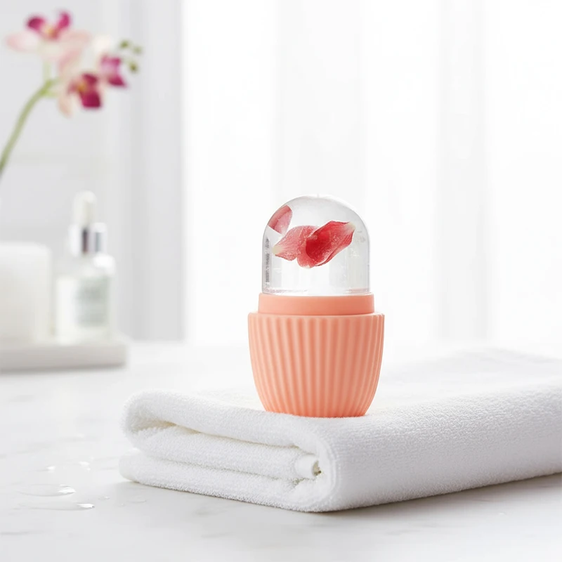 RVS Gua Sha & IJsroller Set – Koelend gezichtshulpmiddel voor het verminderen van wallen & huidverzorging 3-delige beautyset