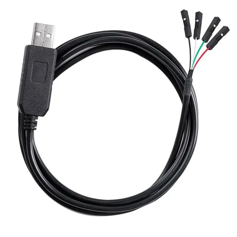 【HOT A69Z!】USB To TTL Serial 3.3V Adapter Cable 4 Pin 0.1 Inch Pitch Female Socket RX TX Signal Debugging Download Functionality
