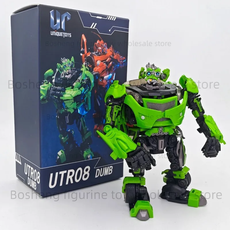 UT تحويل اللعب R-08 R08 التزلج R07 R-08 Mudflap الدمبل التوائم 13 سنتيمتر ألعاب فريدة Trax سبيكة عمل الشكل ألعاب روبوتية