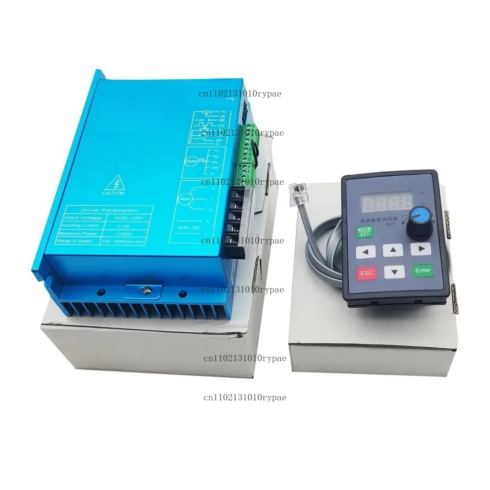 High Power DC Brushless Motor Driver 220V AC Max. 5A 1100W BLDC With Handheld Intelligent Setting Unit ZM-7205