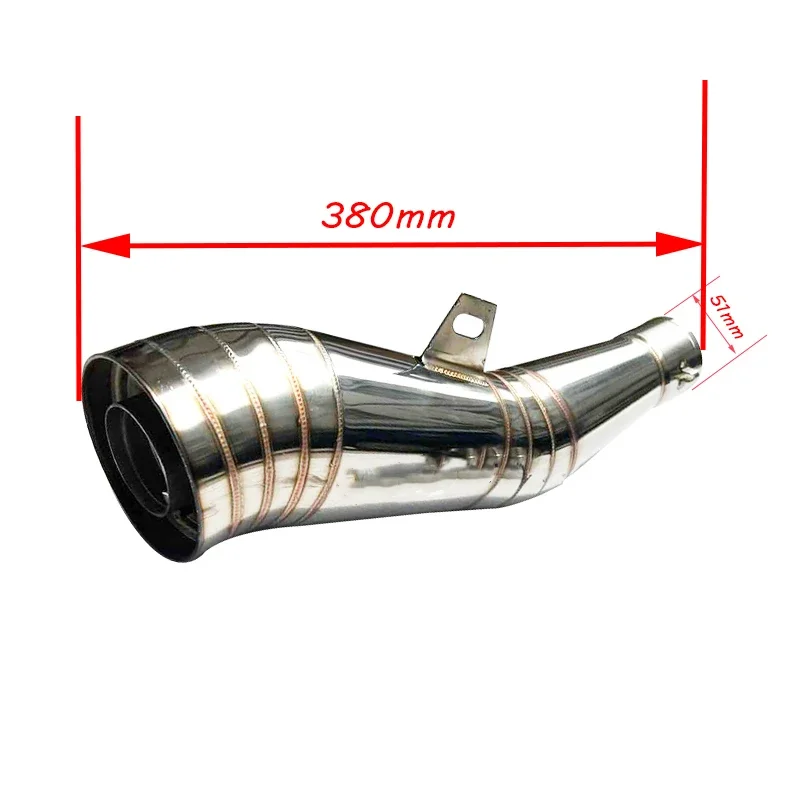 For xsr155 CB250 CBR250 CB400 GSXR600 EN250 38MM 51MM Pipe Muffler System Escape Moto DB Killer Motorcycle Exhaust Slip on