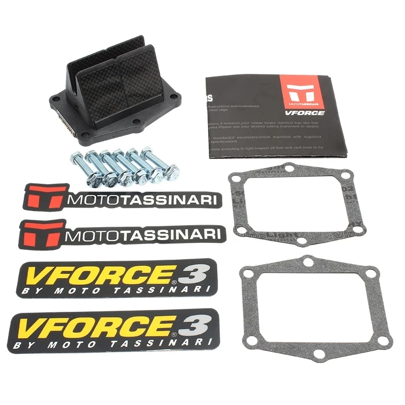 Motocykl V-Force3 V305A System zaworów kontaktronowych z włókna węglowego dla Honda CR250 1986-2001 V305A 79-0825 1008-0057 59-67320 12-6064