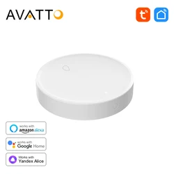 Rilevatore di perdite del sensore dell'acqua intelligente AVATTO Tuya Zigbee, sensore di perdite di inondazione Monitor remoto avvisi APP supporto Alexa, Google Home