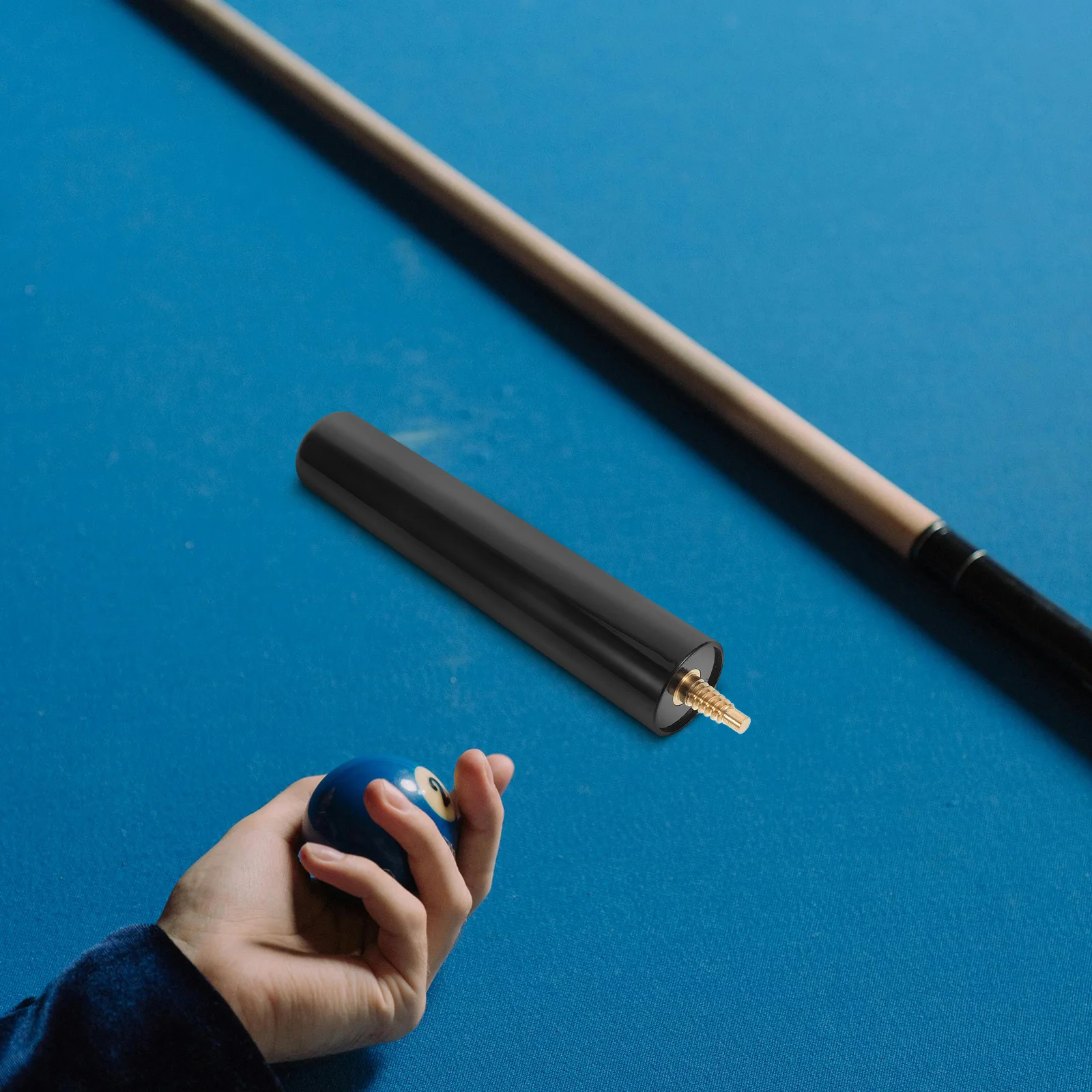 

Удлинитель бильярдного кия подходит для большинства бильярдных палочек, улучшенная точность выстрела, идеально подходит для игр в снукер и бильярдных аксессуаров