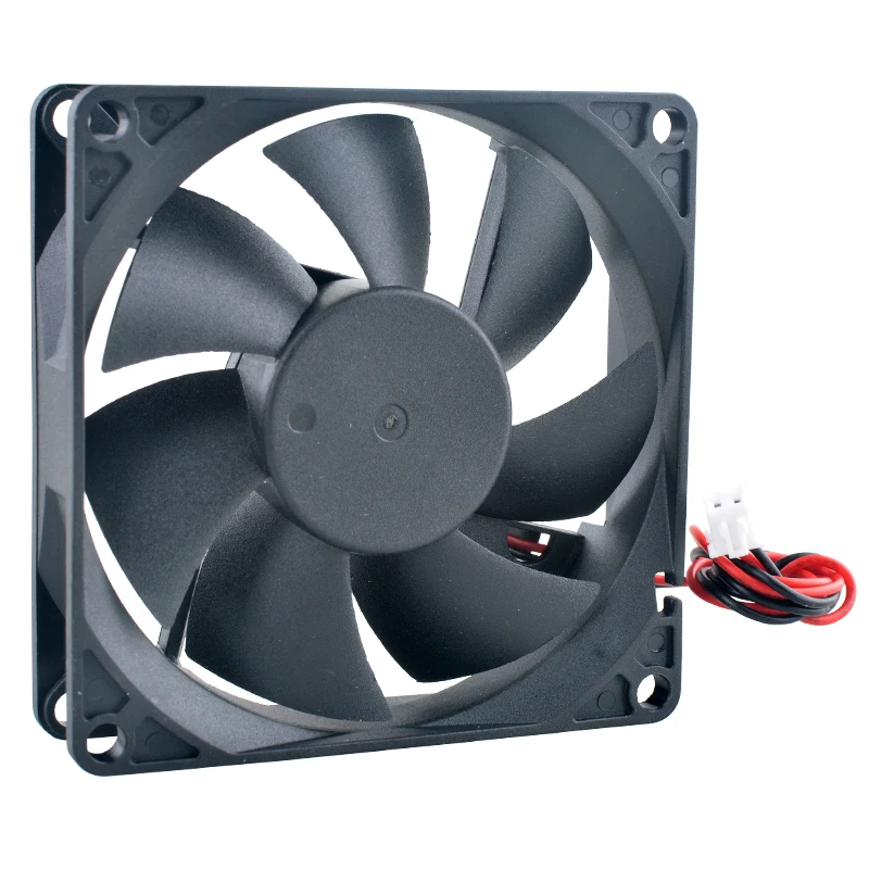​​ACP8020 80x80x20mm High Speed 5V/12V/24V DC Cooling Fan 2-Pin Axial Flow Fan for Frequency Converter Power Supply Cooling​​