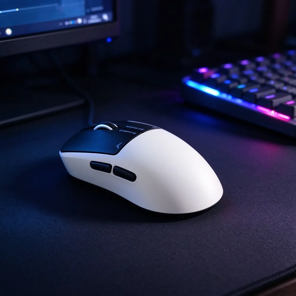 AULA Kunlun X5 Wireless Gaming Mouse 3mode 8K Low Latency Electromagnetic Micro PAW3955 EVO SSHS Mouse for Desktop Laptop PC