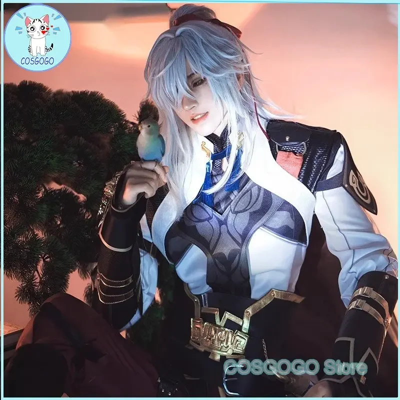 Kosgogo Game Honkai Star Rail Cosplay Jing Yuan Kostuum Anime Mannen Halloween Jingyuan Honkai Cosplay Kostuum Anime