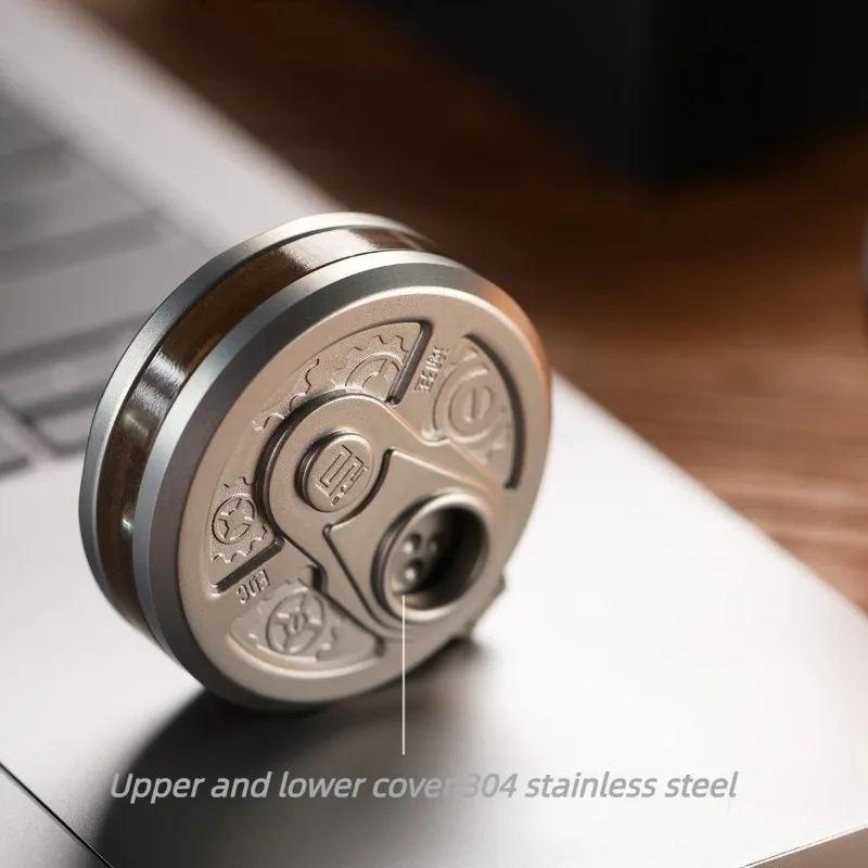 Metalen EDC Fidget Speelgoed Dobbelstenen Munt Anti Angst Spinner Helder Geluid Metalen Decompressie Speelgoed Stress Hand Spinner Volwassenen Speelgoed