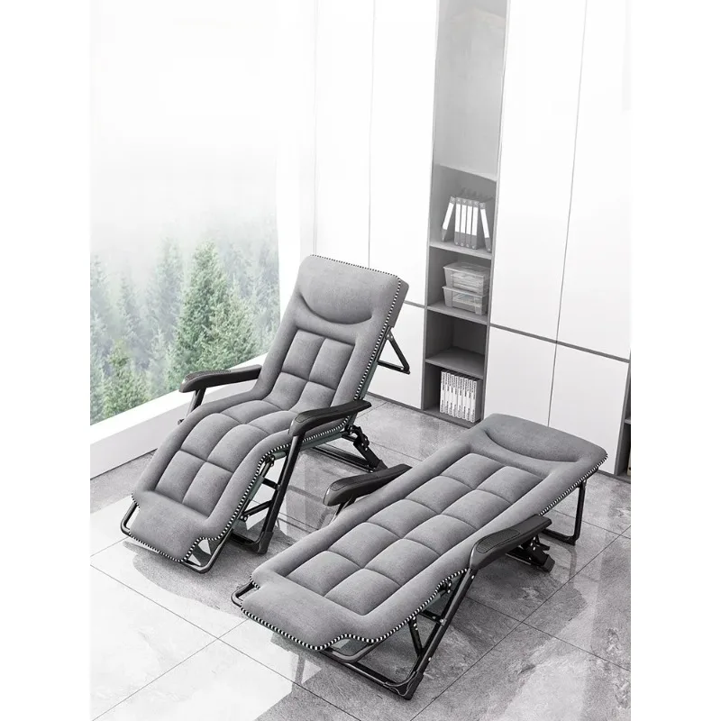 New 3-in-1 Folding Recliner Chair, Sitting Lying Sleeping Lounge Portable Daybed Sofa for Balcony, Home Relaxation Seat