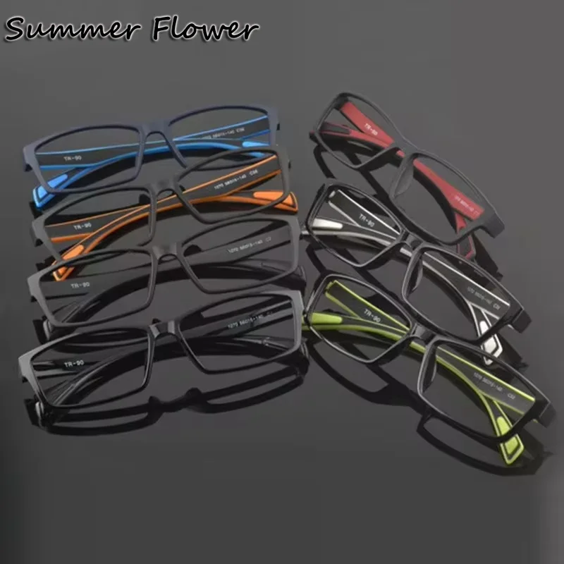 

TR 90 Sport Glasses Frame Light Flexible Eyewear for Man Personalize Recipe Myopia Presbyopia Optical Eyewear Gafas for Male
