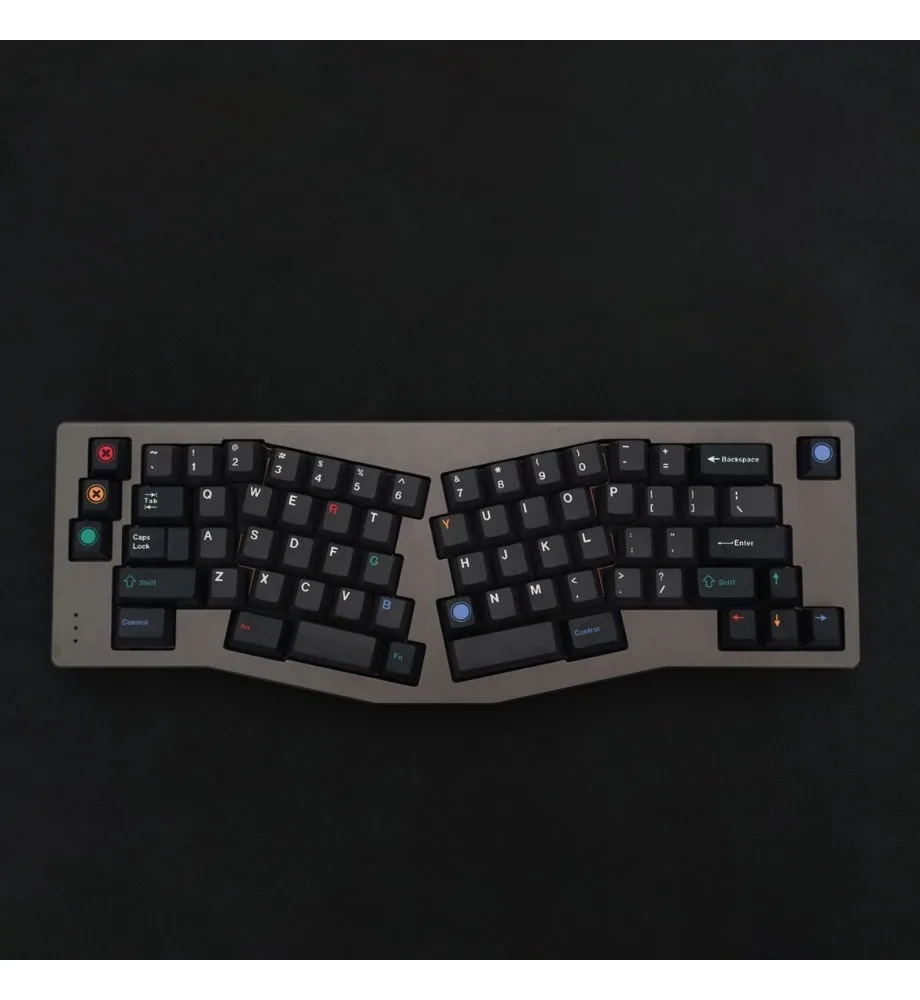 Black traffic light mechanical keyboard keycap full set pbt sublimation original height