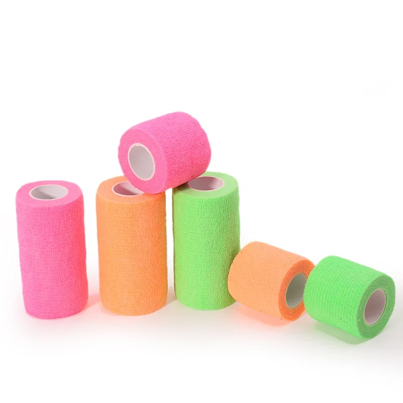 Elastic self-adhesive bandage, motion pressurized tape, protective gear