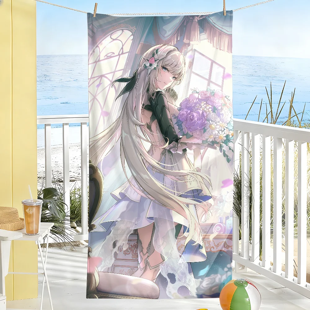 Bianca Game Punishing Gray Raven Towel Sports Quick Dry Travel Camping Gear Sandproof Soft Light Large Beach Towel