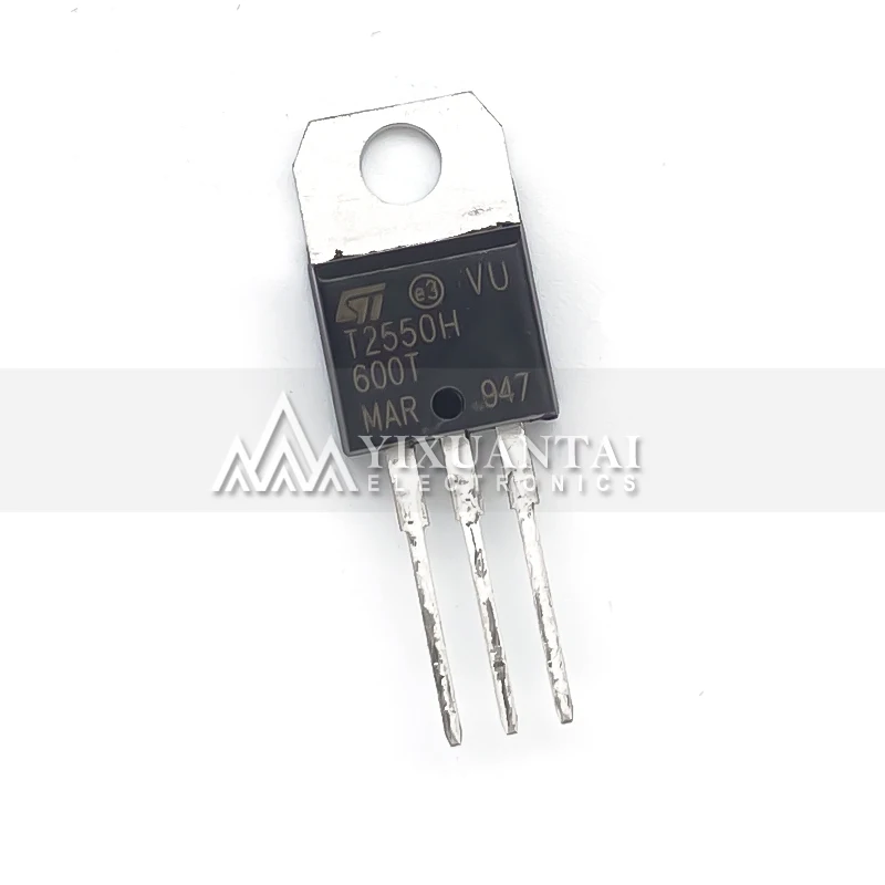 10pcs/lot   NEW origina T2550H-600T T2550H-600 T2550H T2550 600V 25A TO220 Triode Transistor TO-220