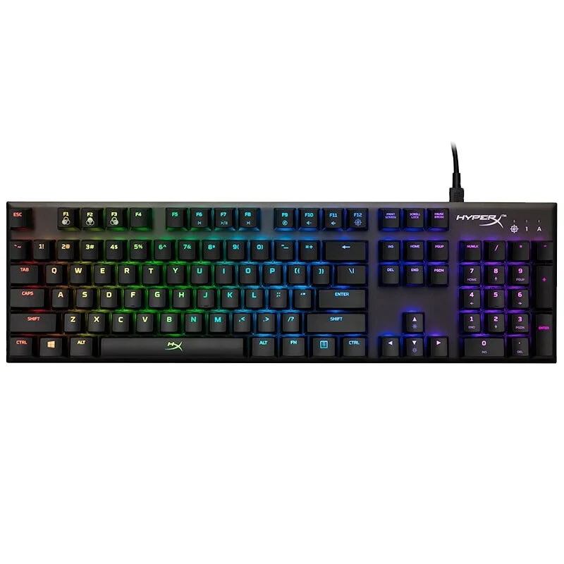 Aloi FPS wired RGB mechanical keyboard (game mechanical keyboard eating chicken keyboard) Aloi FPS RGB version H