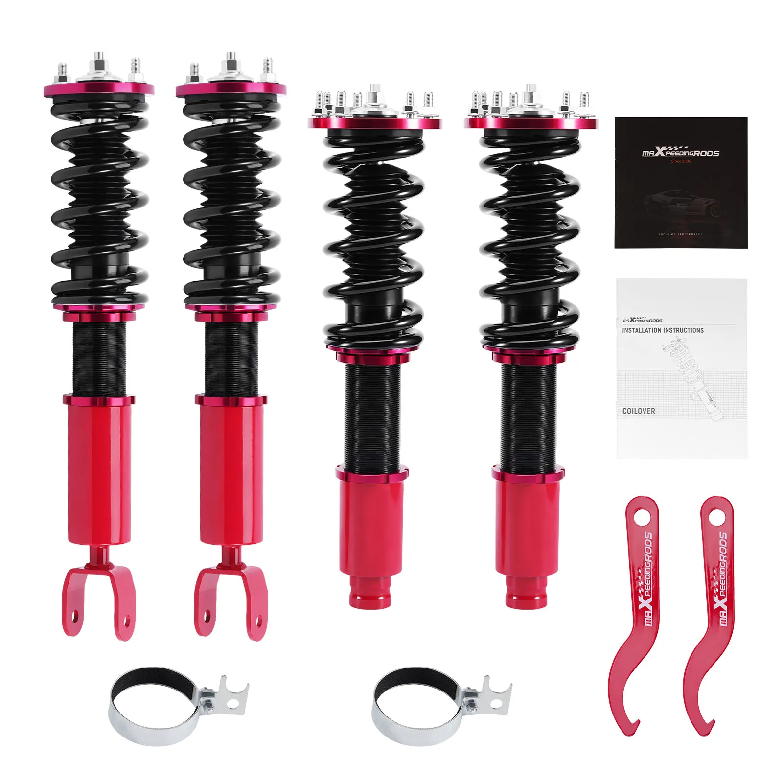 Coilover di regolazione dell'altezza per Honda Accord VIII Tourer Wagon a 5 porte CW1 08-15