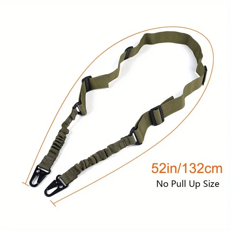 Tactische Gun Sling Twee Punten Rifle Sling Verstelbare Lengte Multi-Mission Strap voor AR AK Rifle Universal QD Sling Outdoor