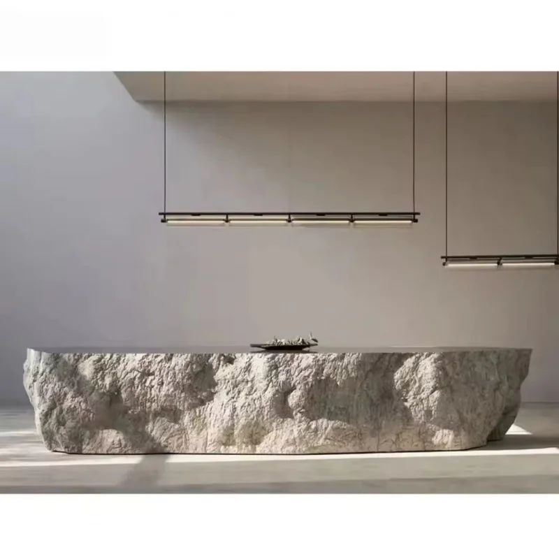 custom.Modern Luxury White Fiberglass Extendable Curved Reception Desk Custom LED Lights Offices Schools Hotels