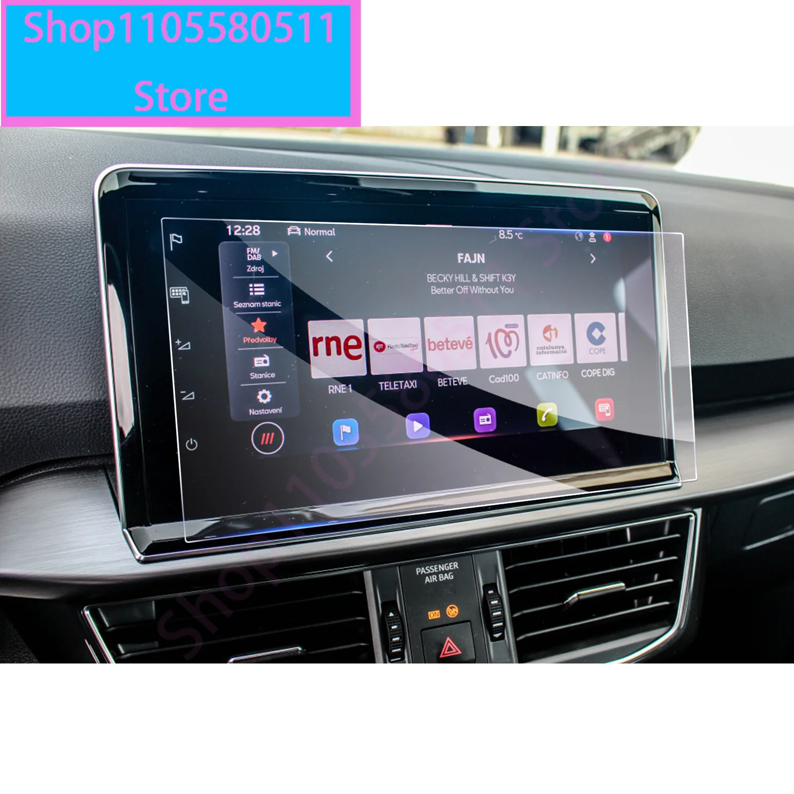 Protector de Pantalla Táctil de Navegación para Auto de 9.2 Pulgadas para Seat Tarraco / Ibiza / Arona 2023, Accesorios para Seat Ibiza 2023