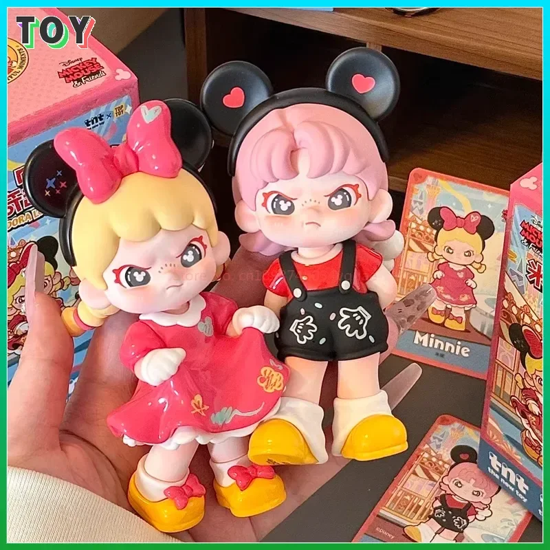 

Дора Дисней Микки Fun Time слепая коробка-милая коллекционная игрушка декор для комнаты модель подарок подлинный модный загадочный орнамент