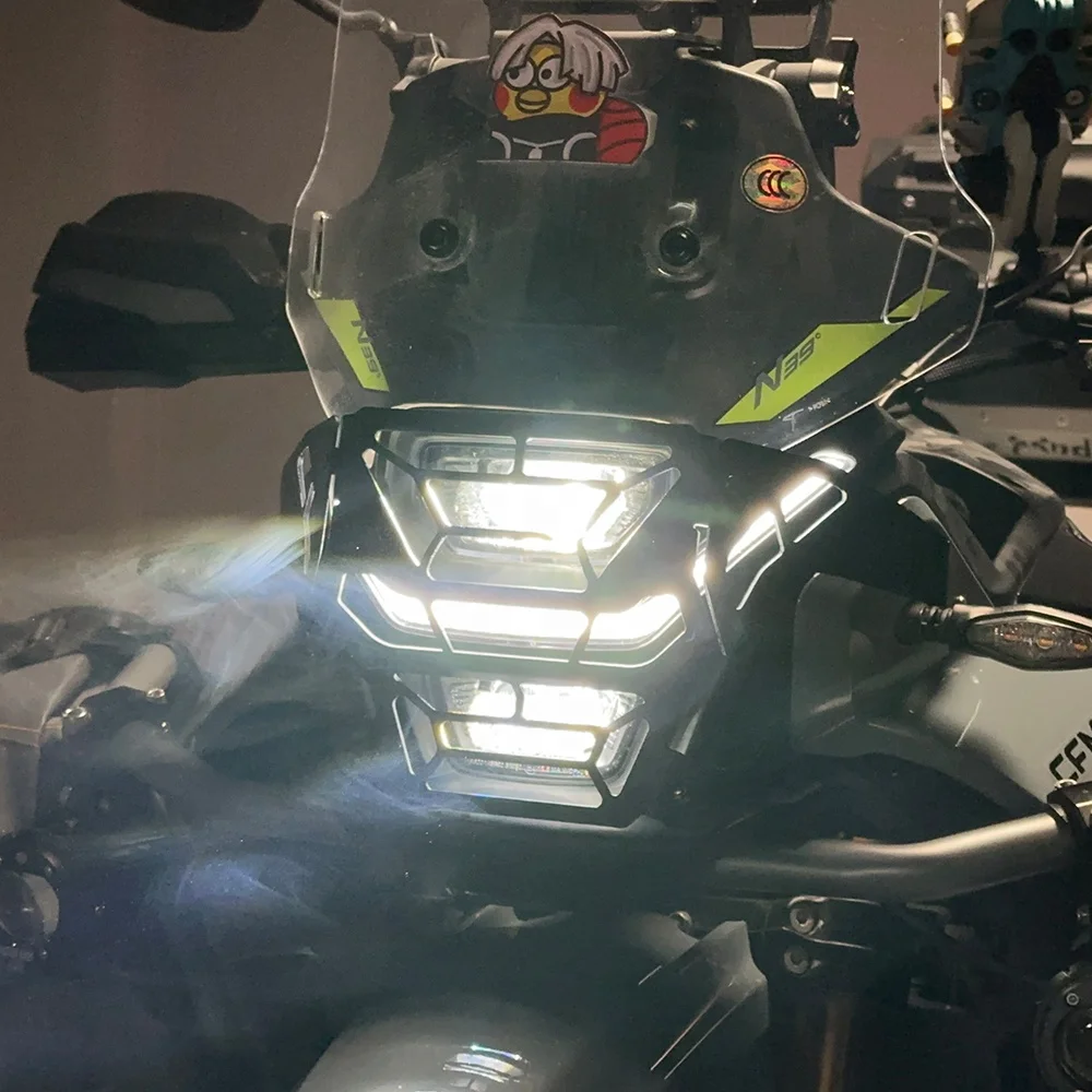 Fit for CFMOTO 450MT Motorcycle Accessories Headlight Guard Headlight Protector Grille Guard Cover CF-MOTO 450 MT IBEX 450 2024