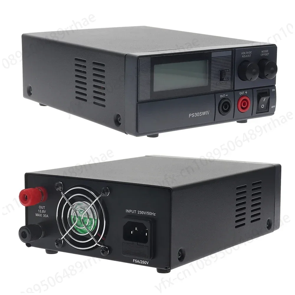 PS30SWIV Power Supply 13.8V 30A Adjustable Linear Power Supply Stable DC Communication Switching Power Supply Automotive