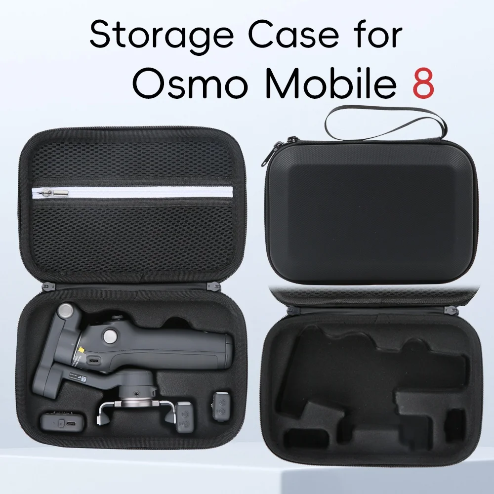 

PU Large Capacity Storage Bag Suitable for DJI Osmo Mobile 8 dstain-proof gimbal stabilizer storage bag