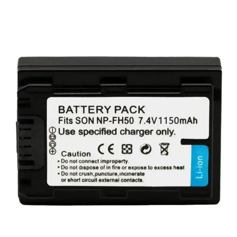 

NP-FH50 NP FH50 NPFH50 camera Battery For Sony FH70 FH100 A230 A330 A290 A380 Alpha DSLR DSC-HX1 HX100 HX100V HDR-TG1E TG3 TG5
