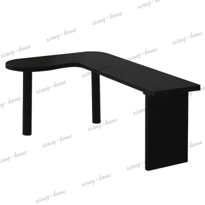 YJ Nordic Creative Wooden Computer Desk Modern Minimalist Study Bedroom Office Desk Designer Executive Commercial Furniture FYOD