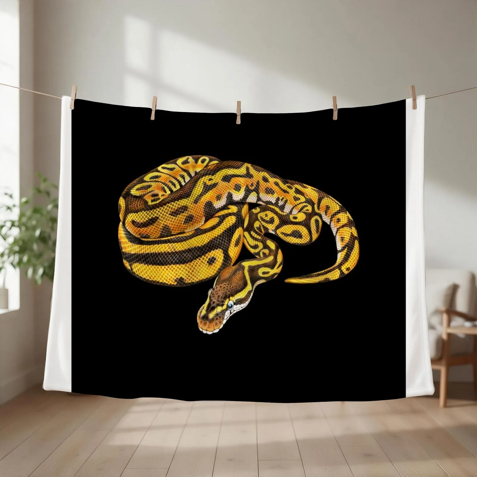 Ball Python Throw Blanket Summer Plush Soft Tourist Blankets