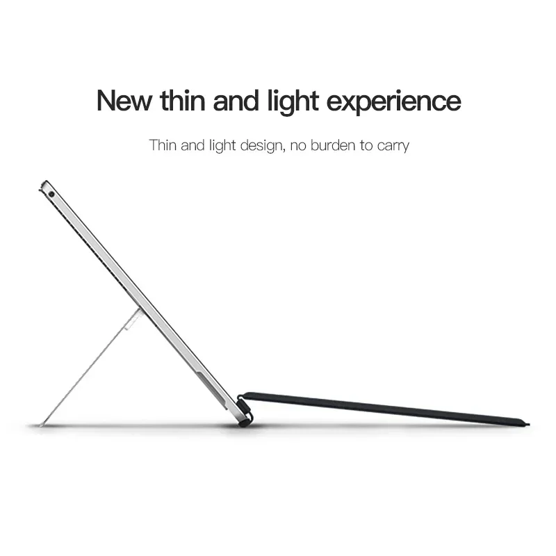 US/EU Wireless Tablet Keyboard for Microsoft Surface Pro 7 Plus 6 5 4 3 Go 1 2 3 with Colorful Back Light Trackpad Laptop