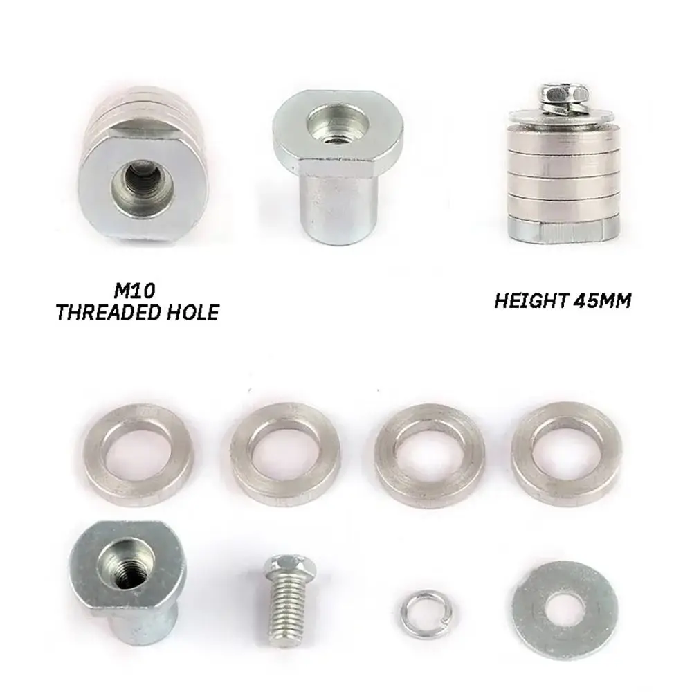 1Pcs Lock Nuts Slotting Angle Grinder Adapter Conversion Kit 100/125 Type Grooving Machine Adapter Metal M14 M10