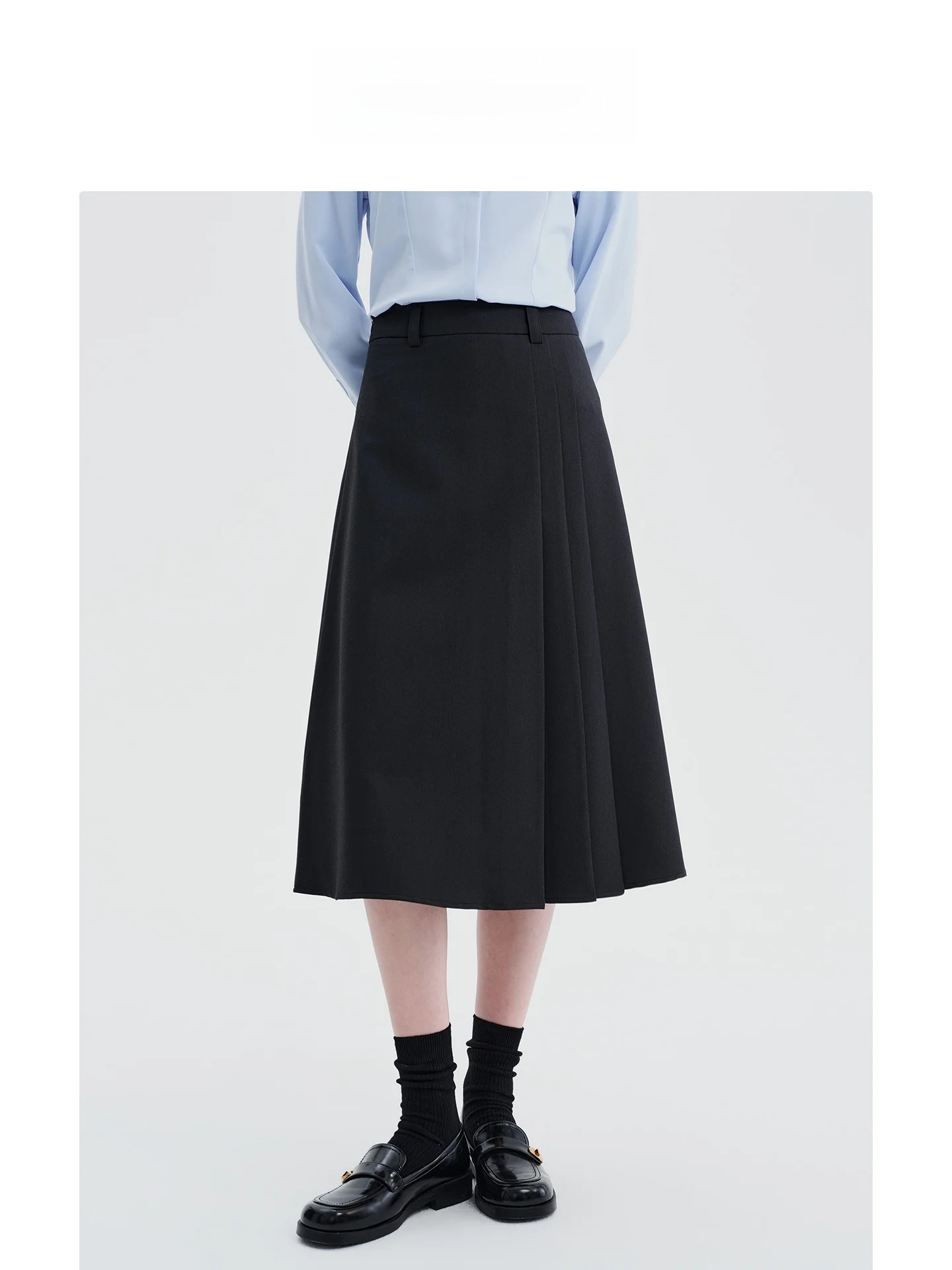 

Женская юбка-миди Bla Suit Sle f Skirt, А-силуэт, плиссированная, с высокой талией, дышащая, приятная к телу, из полиэстера, для стройнящего эффекта