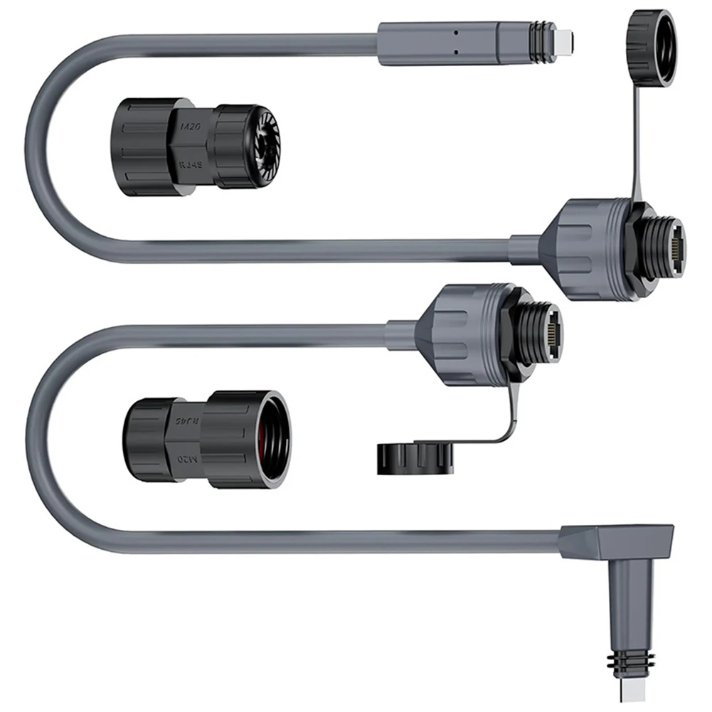 For SPX to V2 For STARLINK Ethernet Connector Extension Cable with Waterproof Kit for Reliable Network Connection