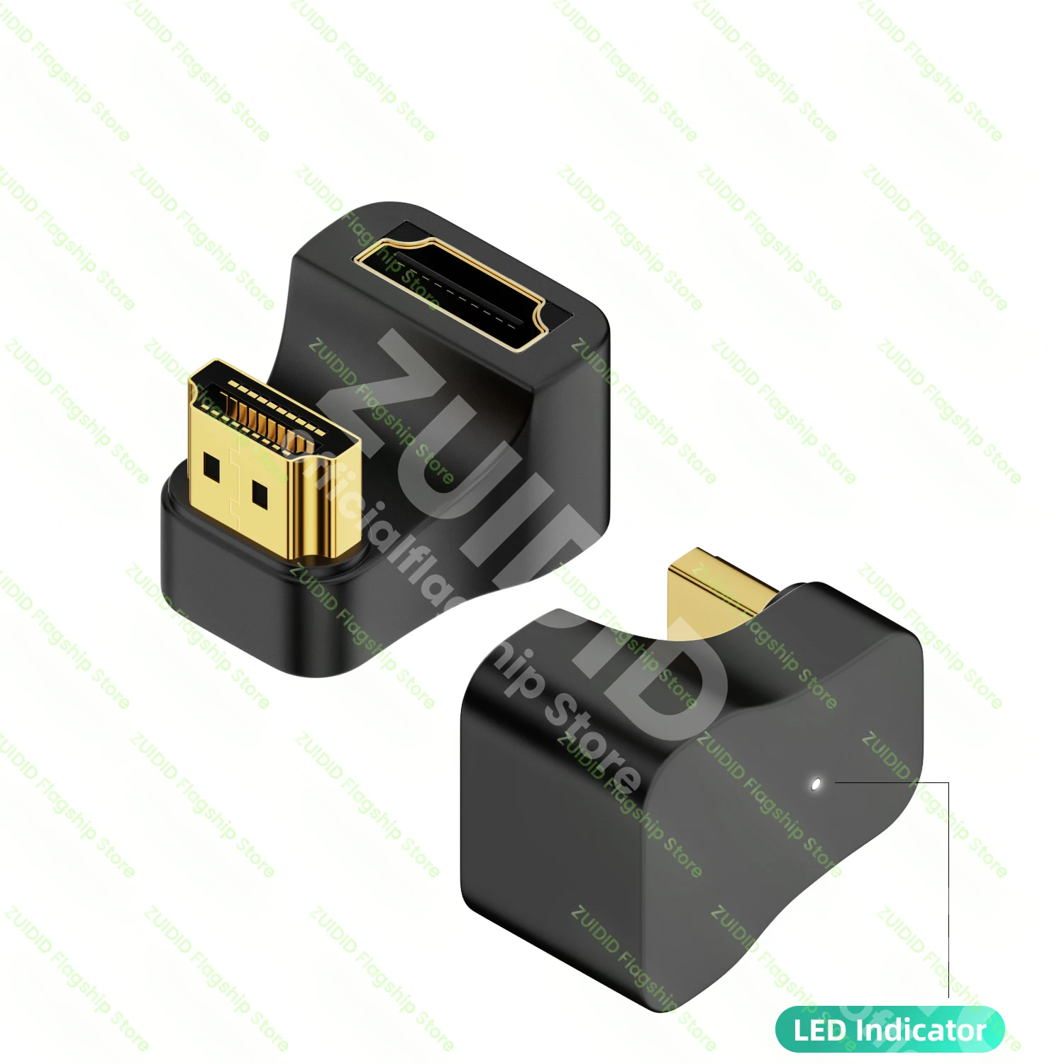 HDMI-kompatibler 2. 0 8k @ 60hz Konverter U-förmiger Adapter von Stecker zu Buchse für Monitor-Display Laptop ps4/3 pc TV-Projektor Extender