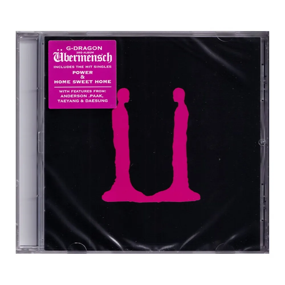 قرص مضغوط G-Dragon Ubermensch Pink - ألبوم K-pop Solo المميز للموسيقى الإبداعية يعمل للمعجبين والمجموعة