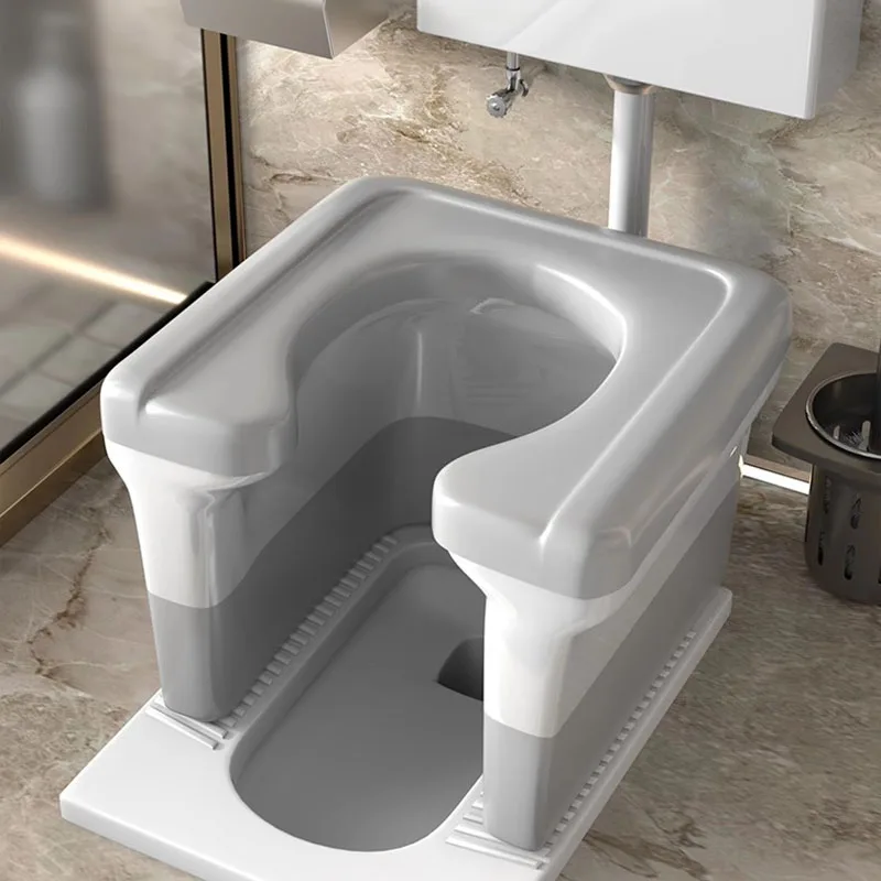 

Портативный туалетный стул-табурет для душа, дизайнерский, в скандинавском стиле, для людей с ограниченными возможностями, пластиковый, для дома, мебель