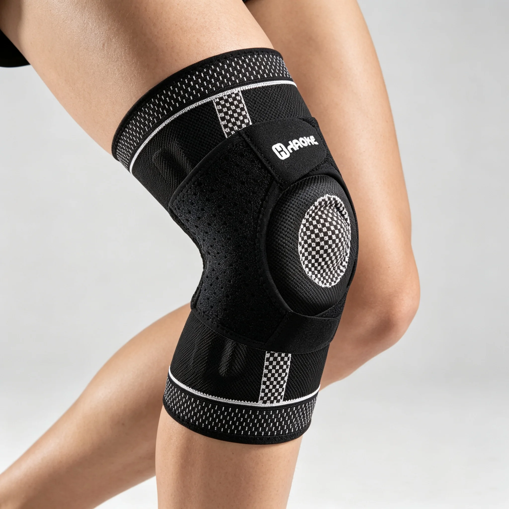 Compression Knee Sleeve - Sport-Kniebandage, Kniepolster für Männer, atmungsaktive Kompressions-Kniebandage