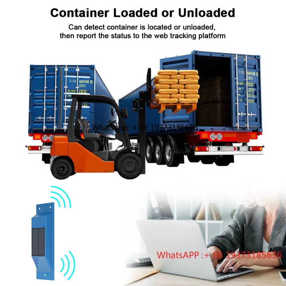 Professional NB-iot Custom Cheap Low Price GPS Tracker Global SIM 4G Container Solar Cargo Tracking Device Фото №5