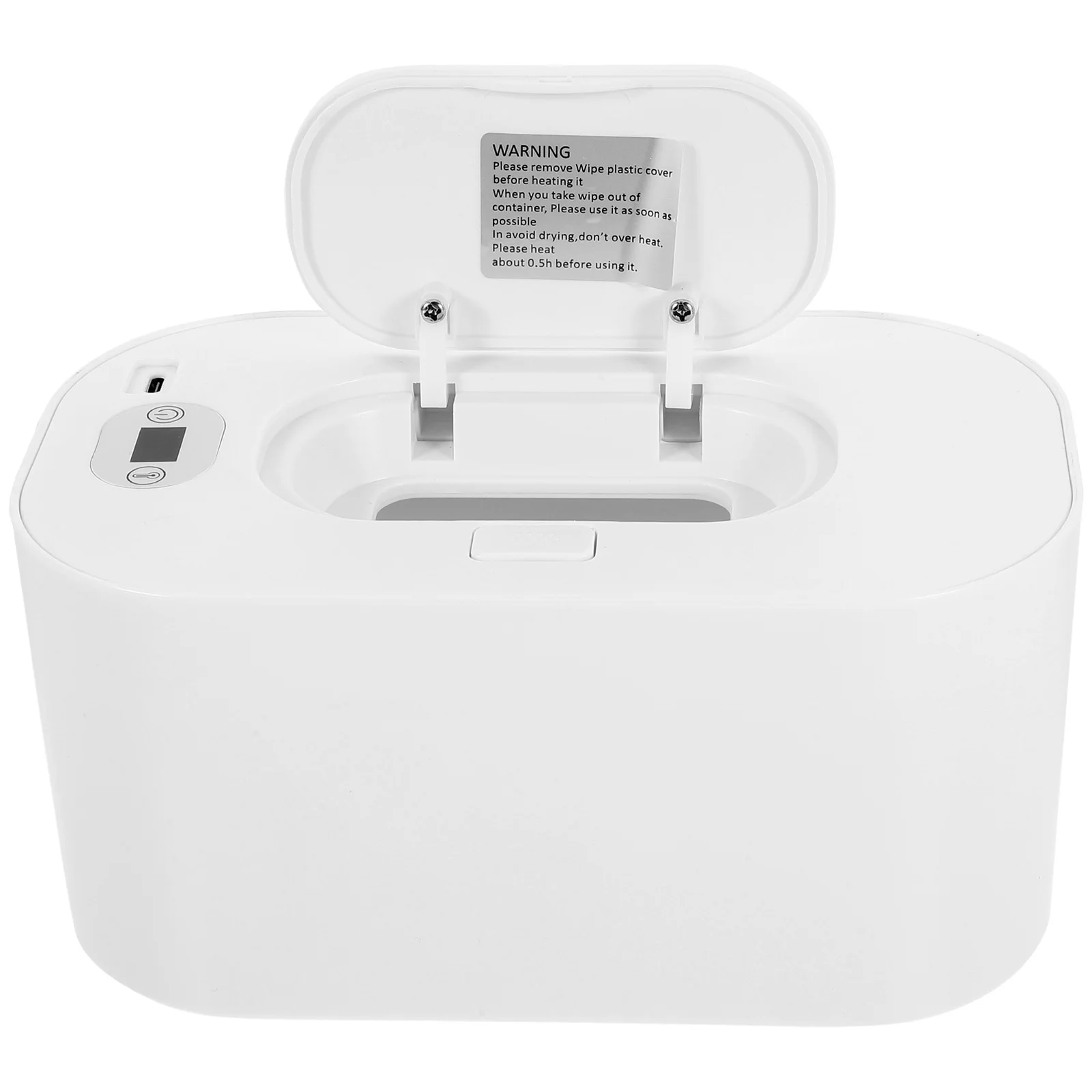 USB-babydoekjeswarmer Draagbare natte tissueverwarmer Compact Lichtgewicht Duurzaam PP ABS voor autoreizen Babycadeau Veegverwarmer