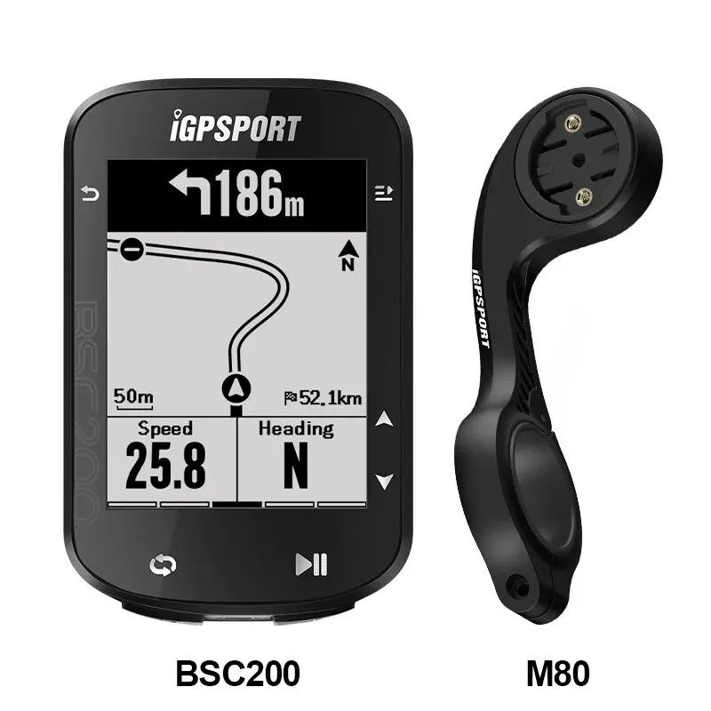IGPSPORT BSC200 GPS Bicycle Computer Cycling Odometer Wireless Speedometer Route Navigation ANT + Bluetooth5.0 Accessories image 3