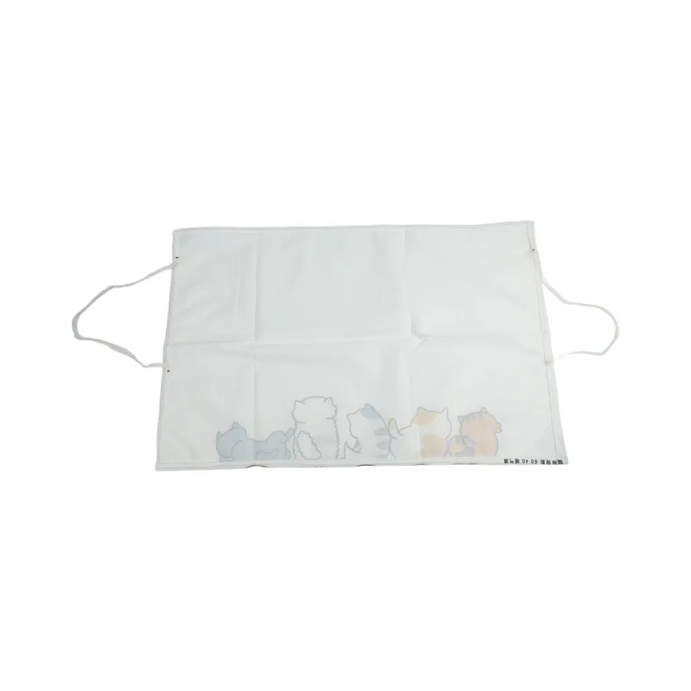 Soft plush flannel radiator dust cover with antismoke vertical shield designed to reduce dust and add decorative room style