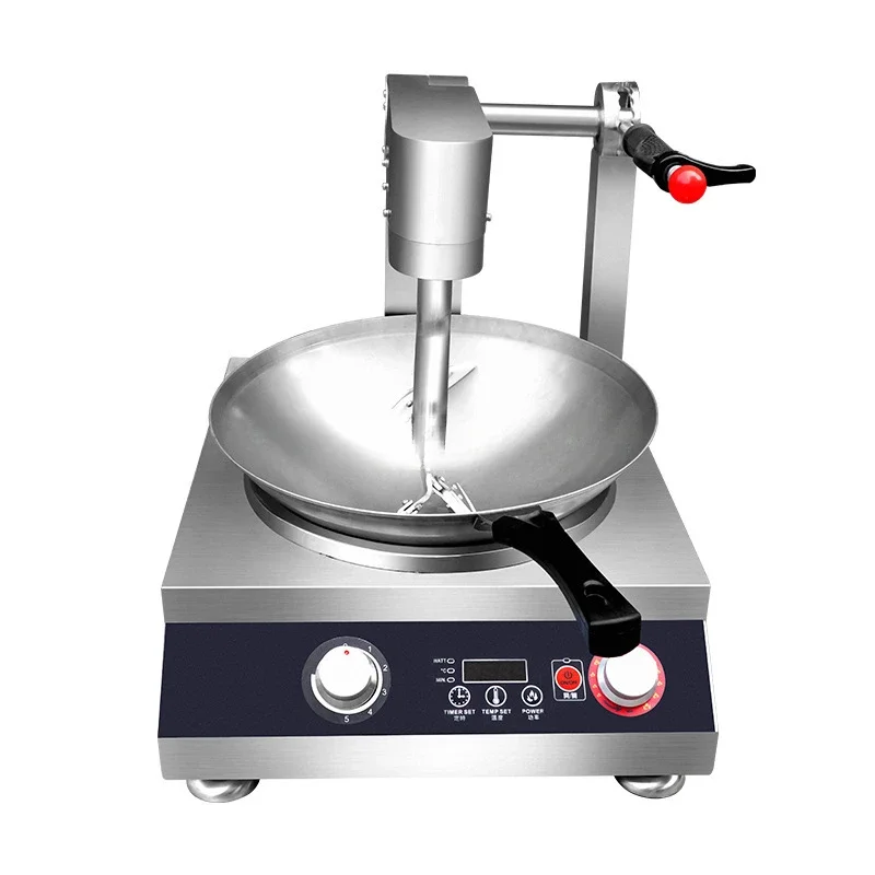 Chinese Hotel Restaurants Using Automatic Cooking machine Electric 5kw Fried Pot Machine