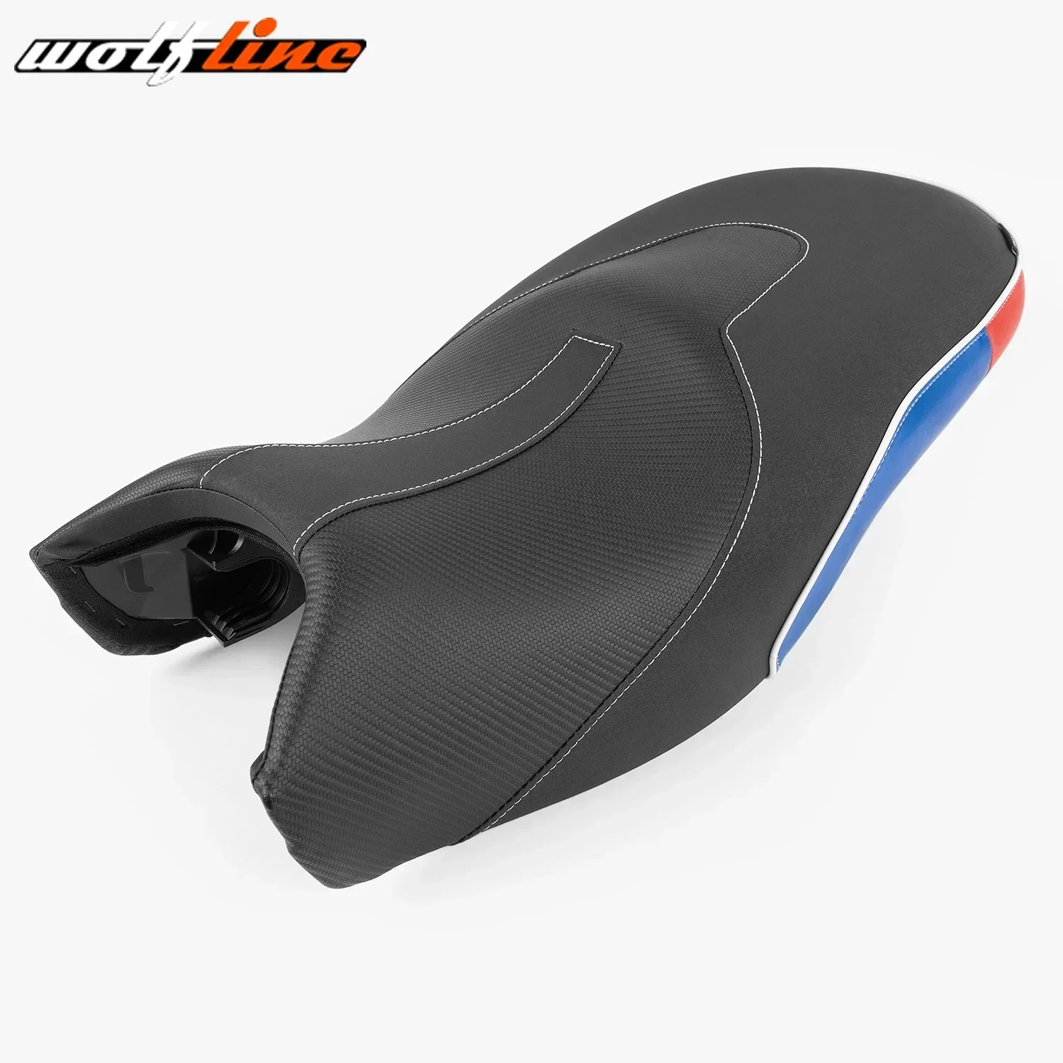 WOLFLINE Almofada de assento Pillion Pad 2-Up Capa de sela para BMW R1200GS LC R 2013-2018 R1200GS ADV 2014-2017 R1250GS/ADV 2018-2024