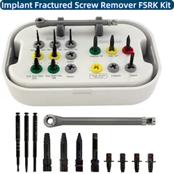 Dental Broken Screw Extractor Remove Implant Pick Up SOS Kit Fixture Extractor Remover Guide