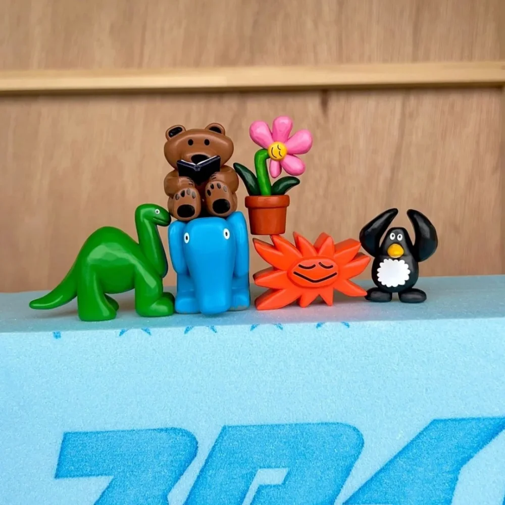 New DAISUKE KONDO Art Collection Blind Box Qualia Gashapon Capsule Toy Daisuke Kondo Plastic Decoration Flower Penguin Fans Gift #4