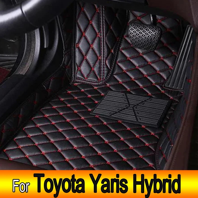 Car Floor Mats For Toyota Yaris Hybrid Mazda2 Hybrid MXPH11 2021 2022 2023 Waterproof Protective Pad Floor Cover Car Accessories