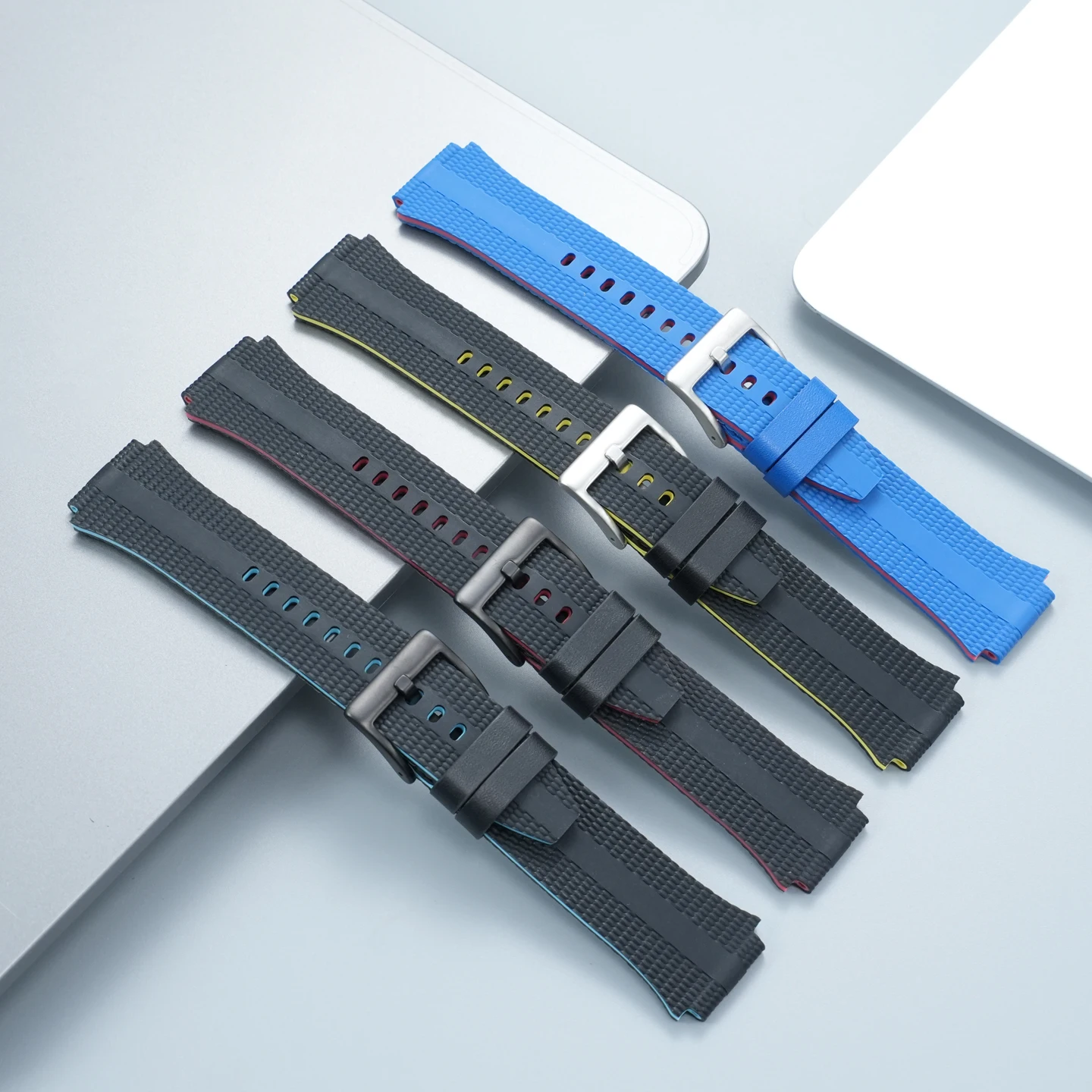 For Tag Heuer Formula 1 Silicone watch strap Red Bull Racing Edition CBZ2080 CBZ2085 Men Sport Rubber Watchband Bracelet 19mm view 4