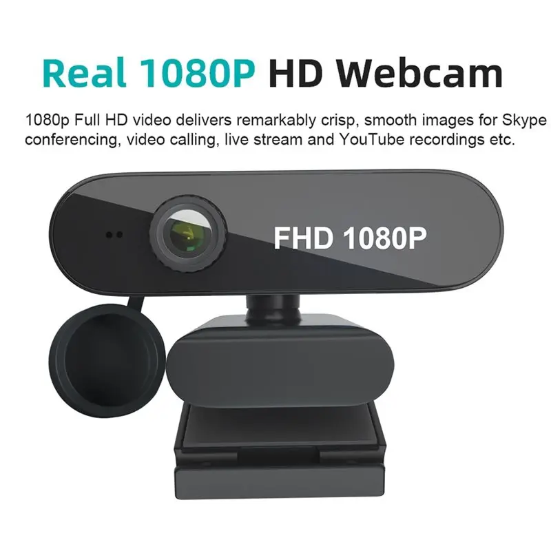 Ingenious-USB Webcam Camera 1080P Noise Reduction Auto-Focal USB For Live Broadcast Conference Work